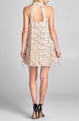 Lydia Champagne Dress