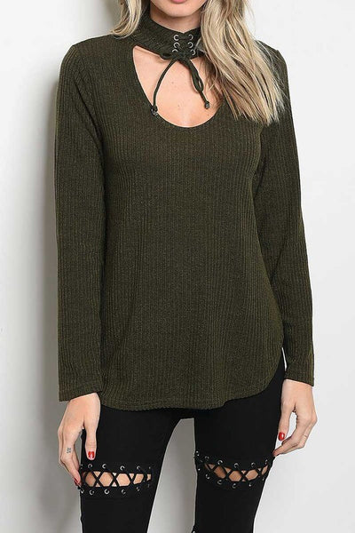 Lara Top in Olive