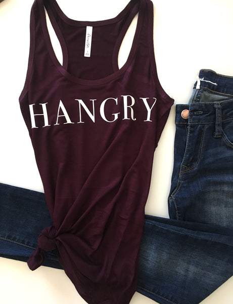 Hangry Tank in Plum